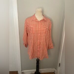 Duluth Orange Button Up